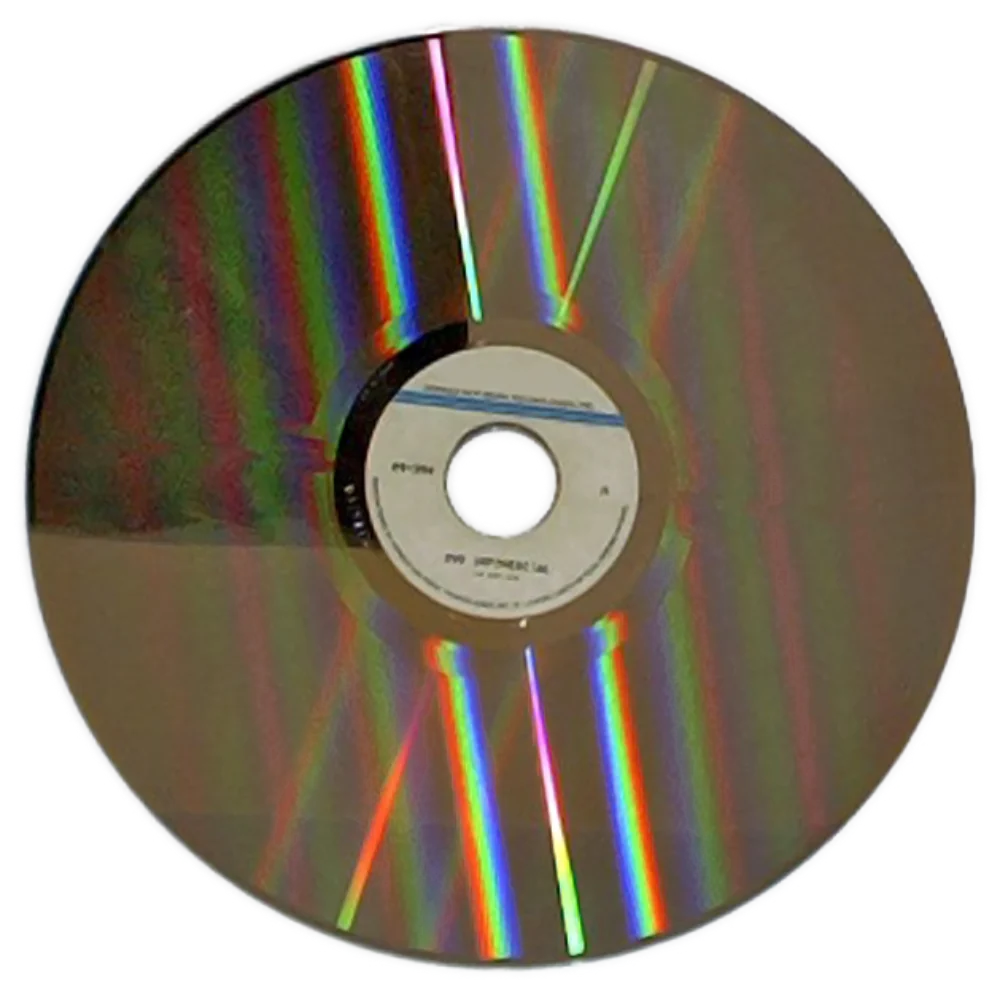 Visual published with the cited source for this record: InPhase stored data as light interference, not laser-disc pits